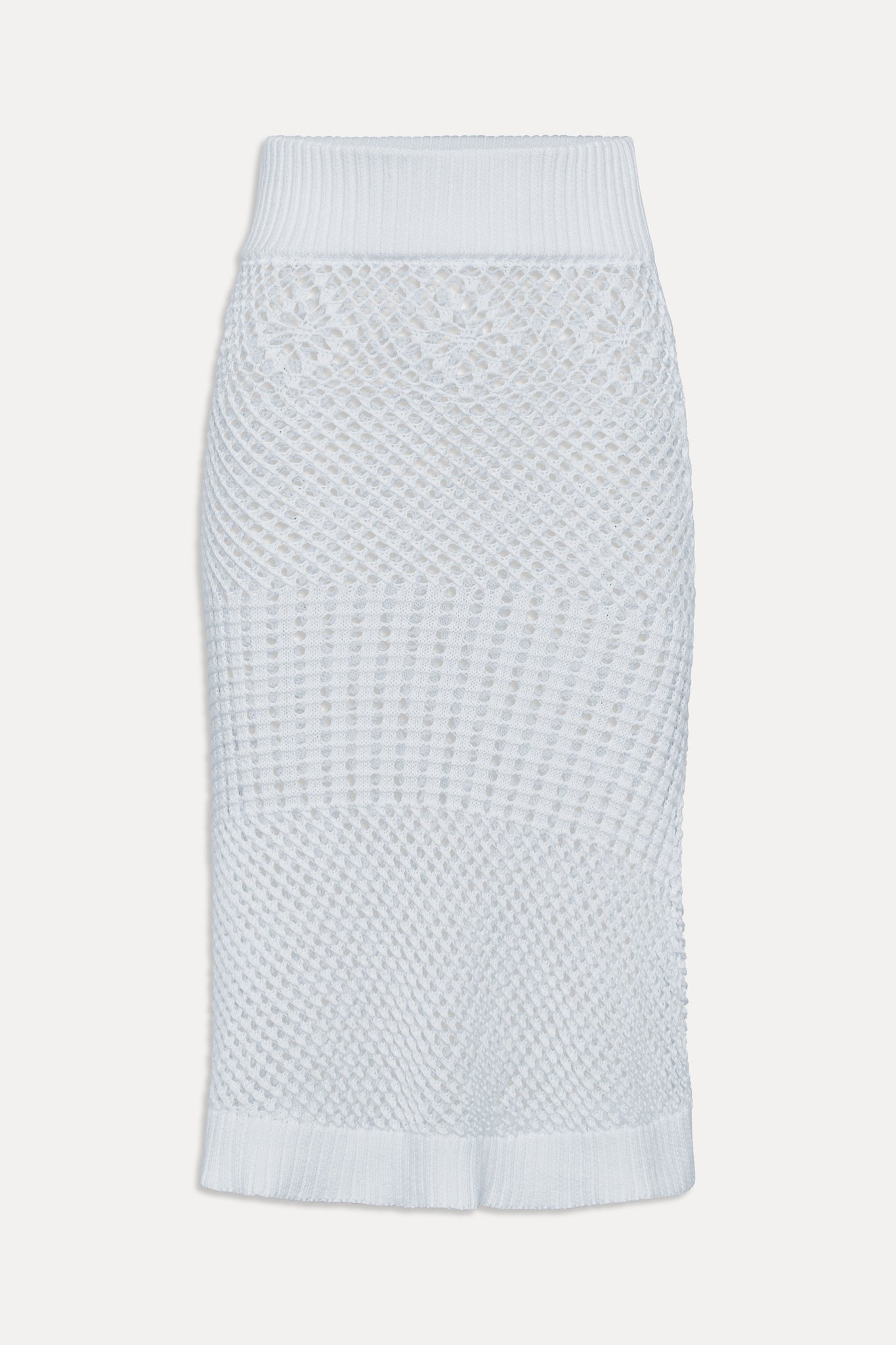 Orchard Crochet Midi Skirt - White Frankies Bikinis Discount