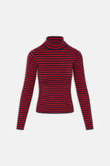 Milo Knit Turtleneck Sweater - Sunday Stripe Frankies Bikinis Sale