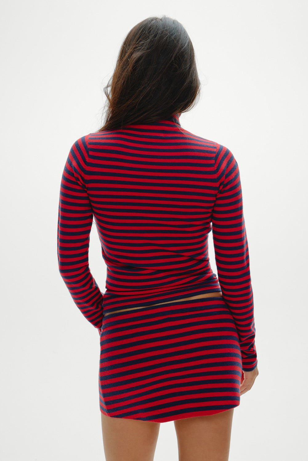 Milo Knit Turtleneck Sweater - Sunday Stripe Frankies Bikinis Sale