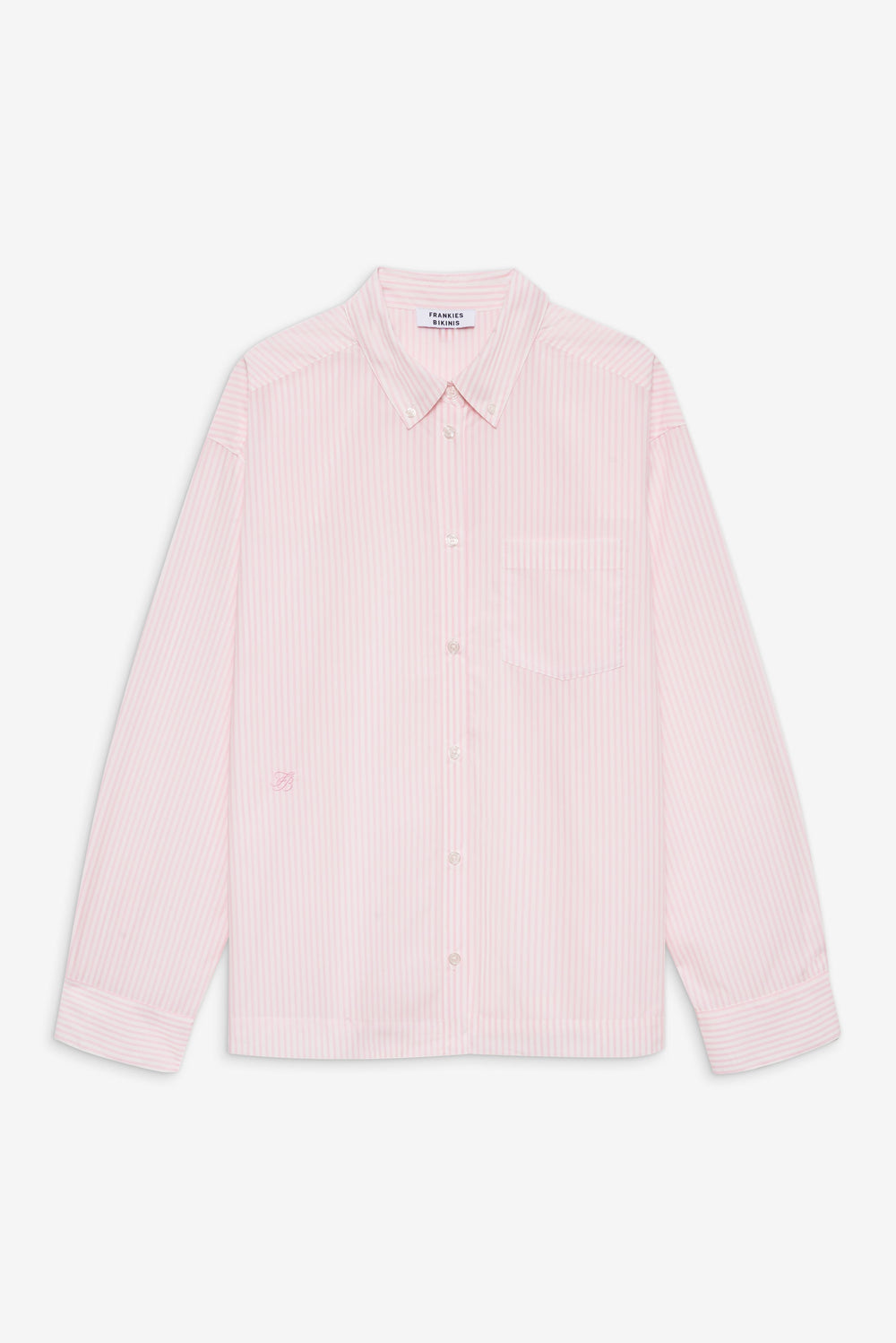 Ralph Long Sleeve Sleep Shirt - Pink Stripe Frankies Bikinis Sale