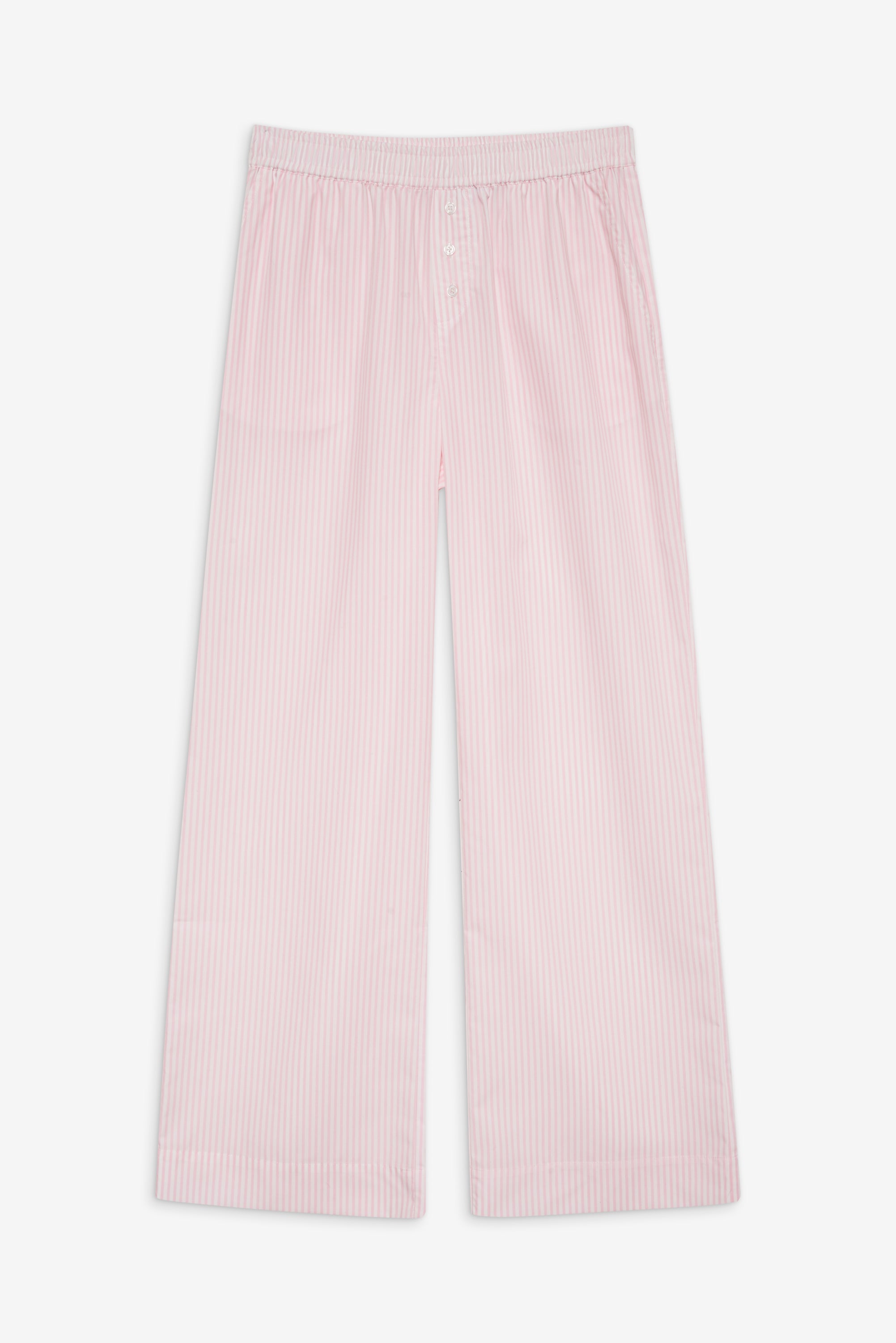 Easy Striped Sleep Pants - Pink Stripe Frankies Bikinis Online