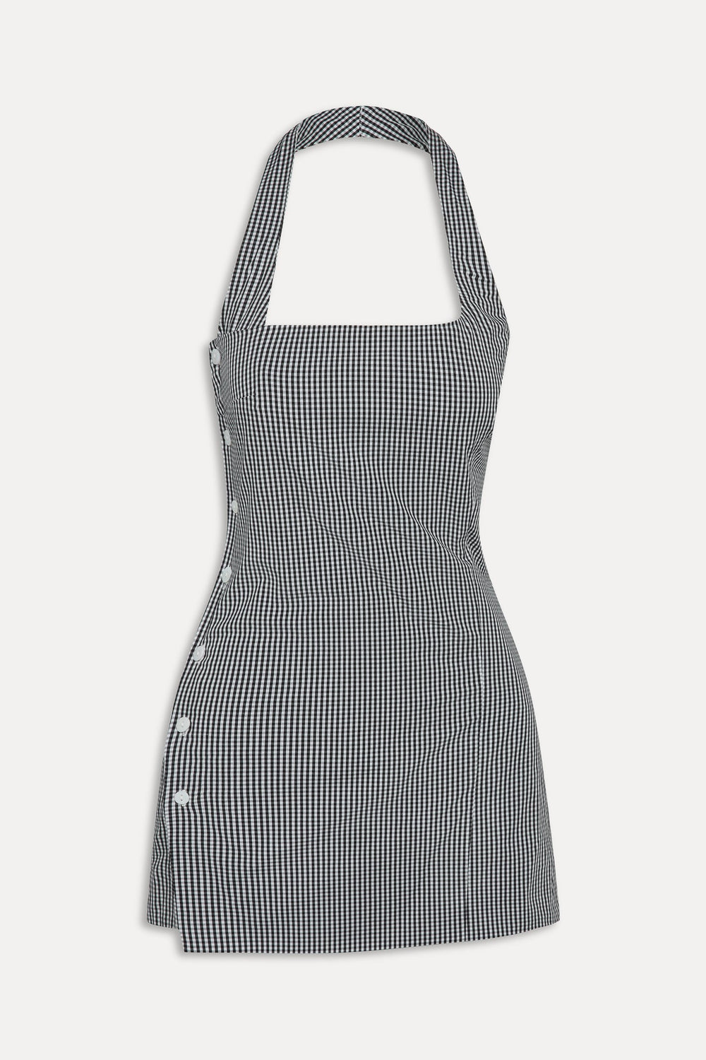 West Cotton Wrap Mini Dress - Morning Gingham Frankies Bikinis Online Shop