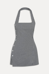 West Cotton Wrap Mini Dress - Morning Gingham Frankies Bikinis Online Shop