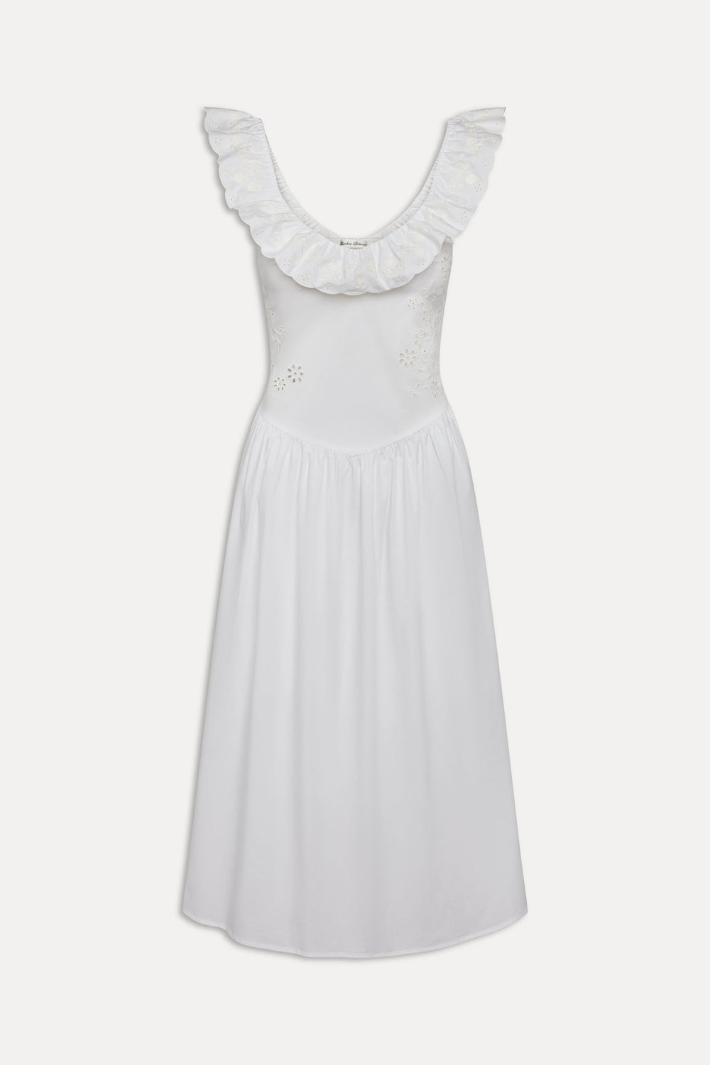 Georgia Cotton Embroidered Midi Dress - Angel's Meadow Frankies Bikinis For Sale
