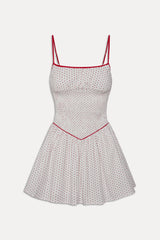 Coast Cotton Mini Dress - Red Dot Frankies Bikinis Outlet