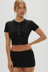 x Khy Briar Cloud Knit Skirt - Midnight Serenade Frankies Bikinis Sale