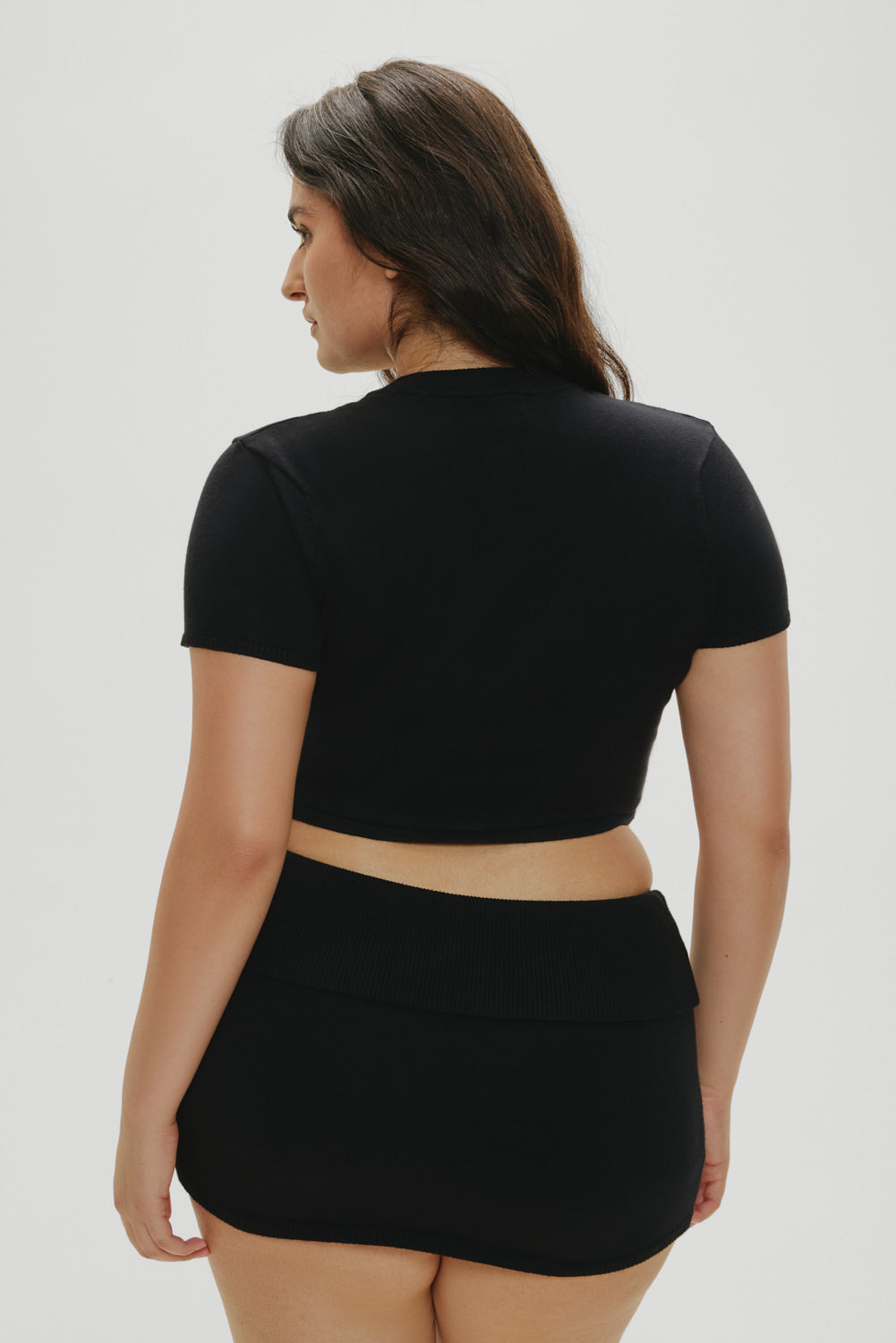 x Khy Briar Cloud Knit Skirt - Midnight Serenade Frankies Bikinis Sale