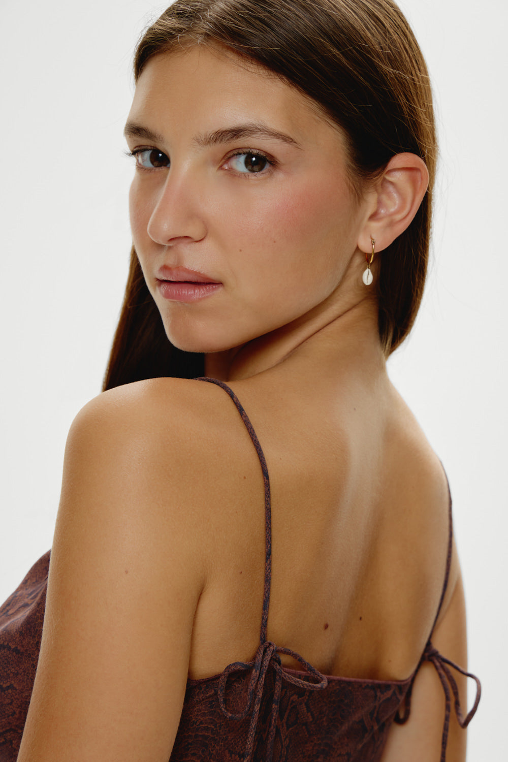 x Réalisation Par Luz Mini Slip Dress - Python Frankies Bikinis Online