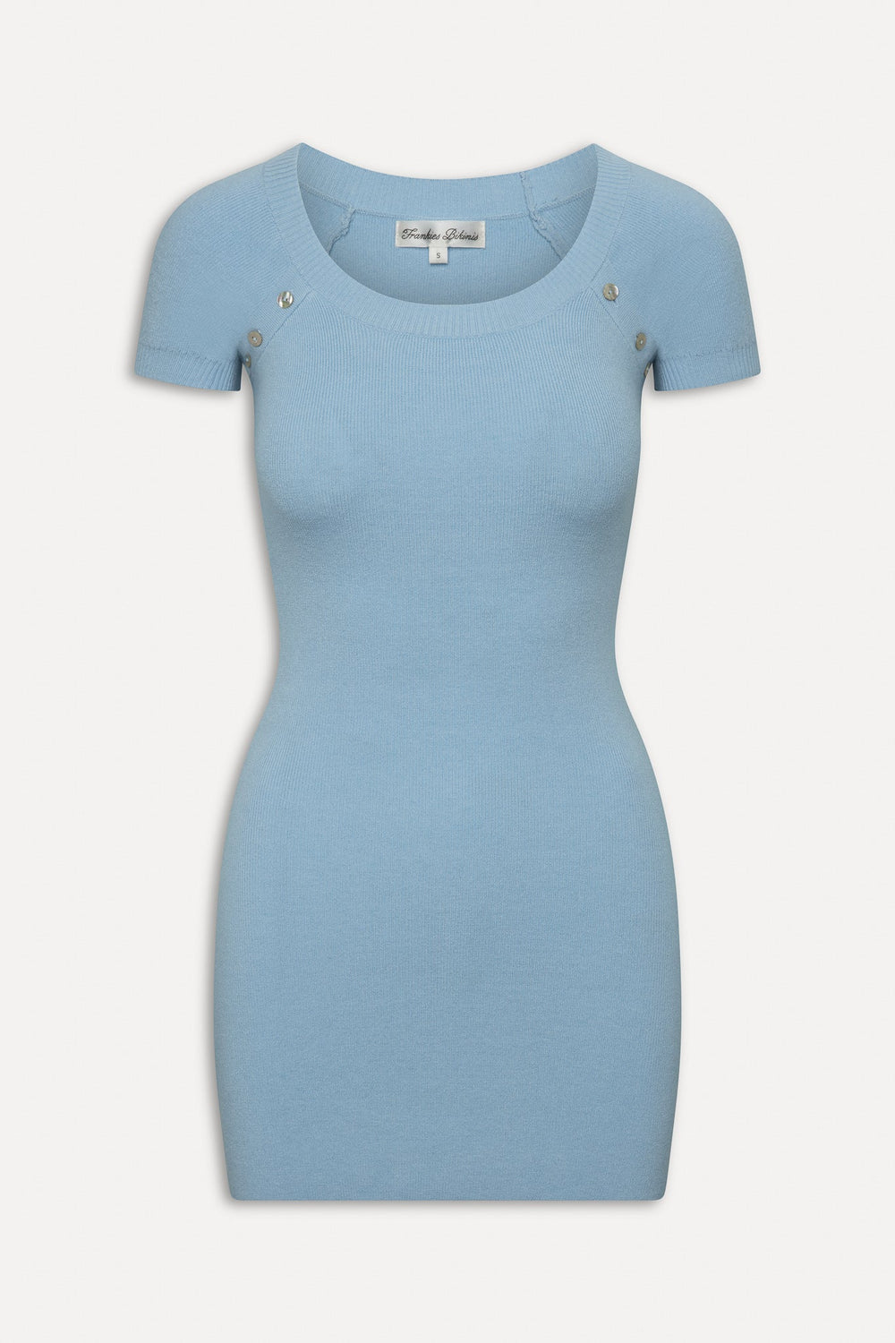 Haze Knit Mini Dress - Blue Vanilla Frankies Bikinis Online Shop
