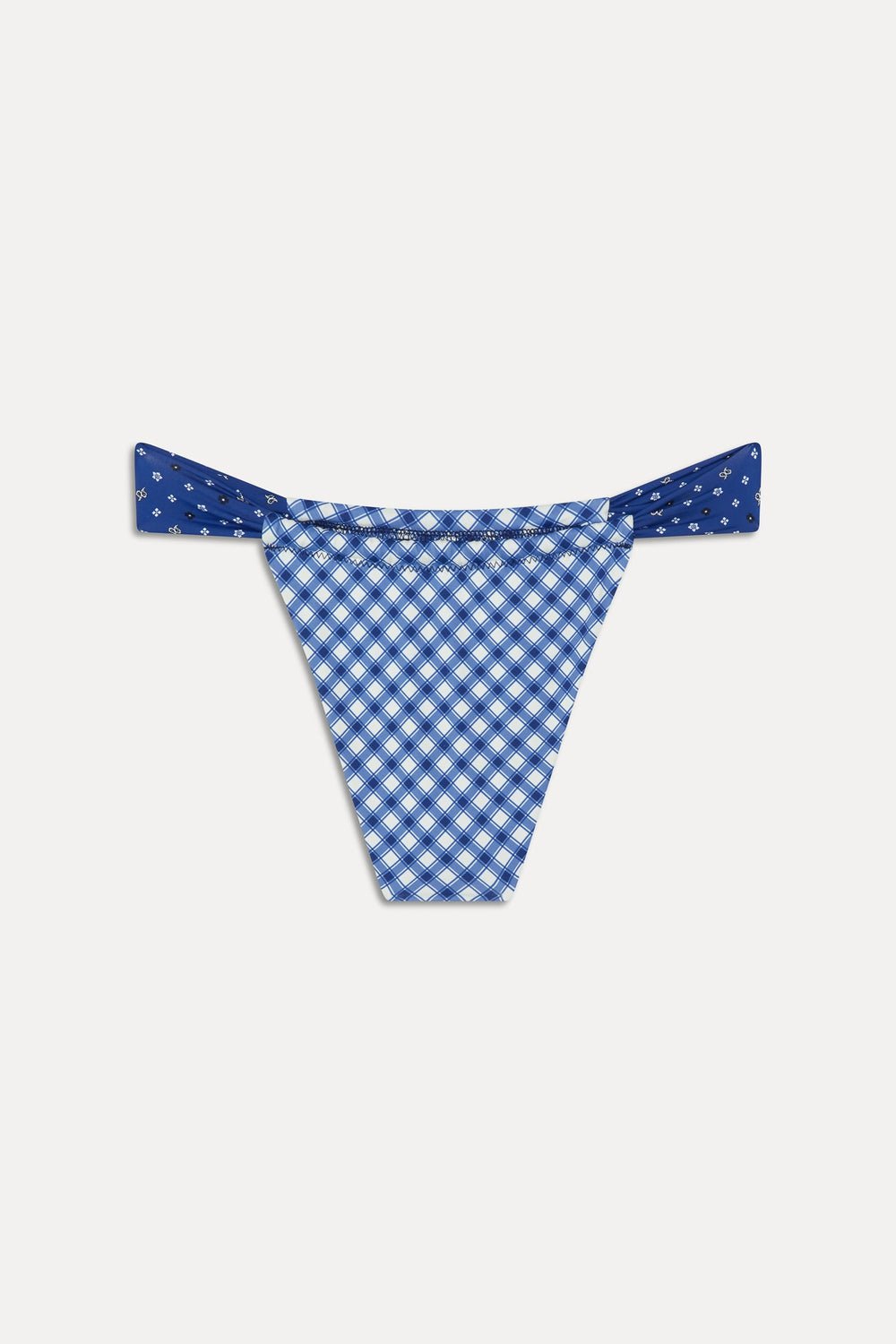 Beckett Micro Bikini Bottom - Starry Gingham Frankies Bikinis For Sale