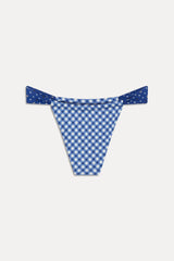 Beckett Micro Bikini Bottom - Starry Gingham Frankies Bikinis For Sale