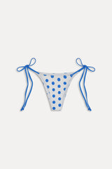 Mackenzie Cheeky String Bikini Bottom - Delicate Dot Frankies Bikinis Outlet