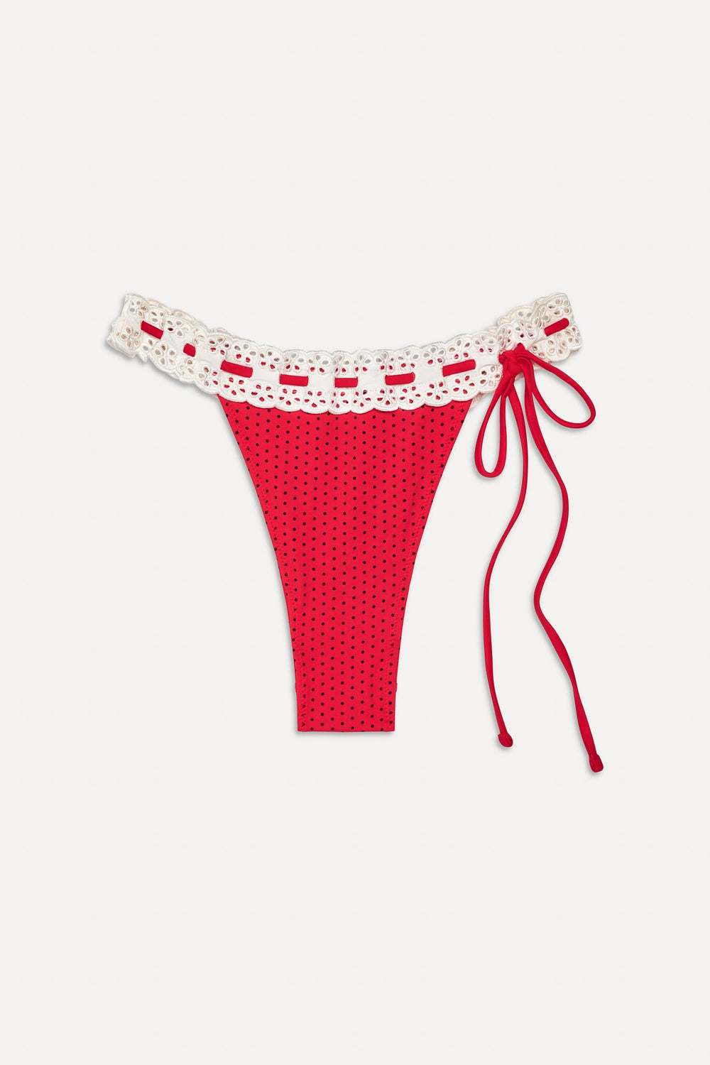 Lacey Micro Bikini Bottom - Spice Dot Frankies Bikinis Sale