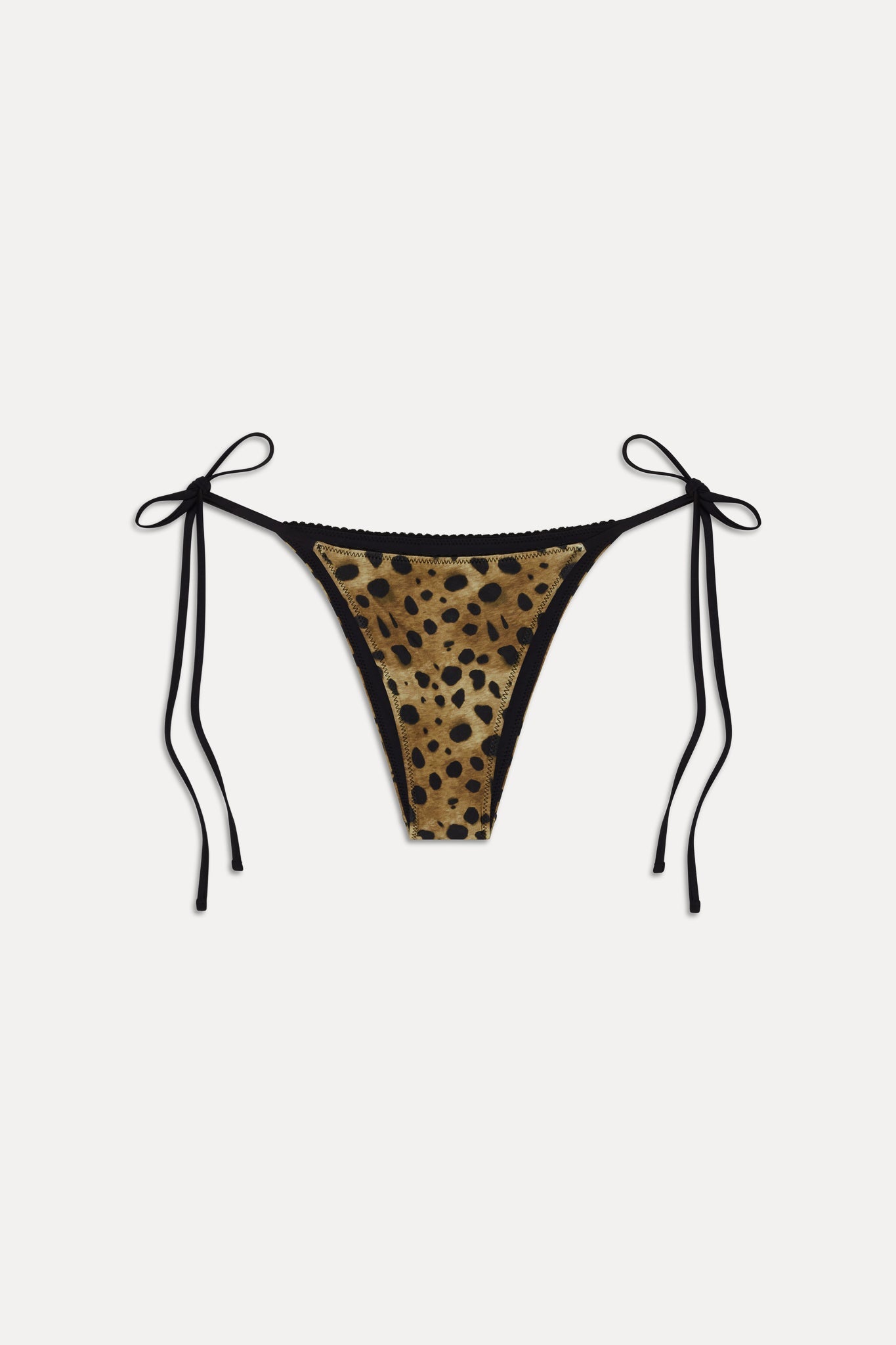 x Khy Mackenzie Skimpy Bikini Bottom - Lacey Leopard Frankies Bikinis Online Shop