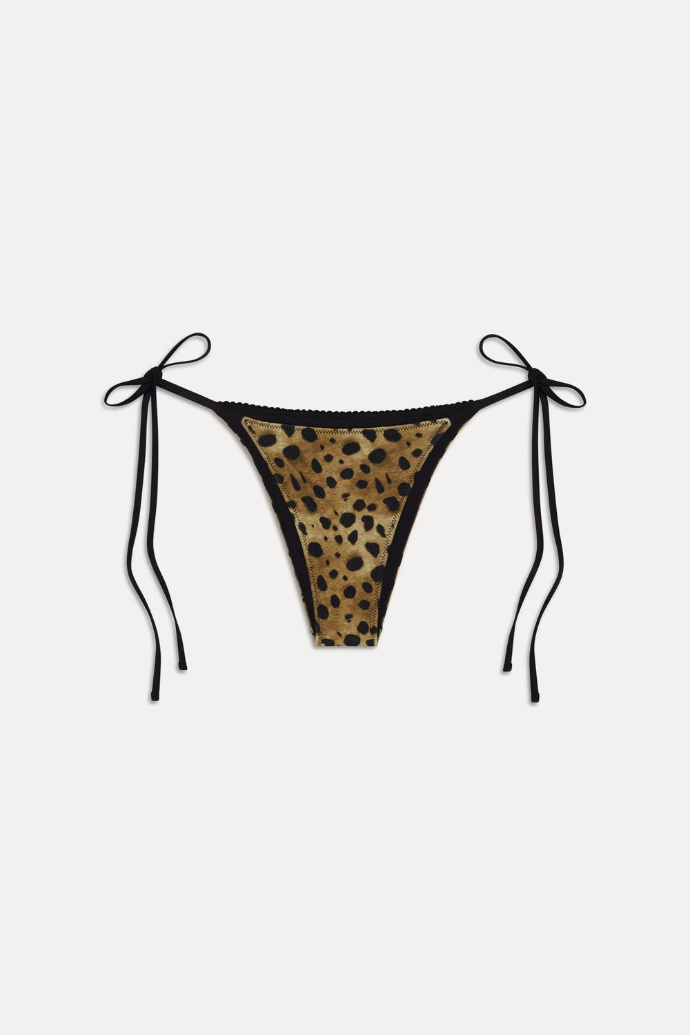 x Khy Mackenzie Skimpy Bikini Bottom - Lacey Leopard Frankies Bikinis Online Shop