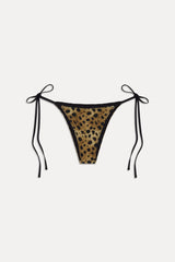 x Khy Mackenzie Skimpy Bikini Bottom - Lacey Leopard Frankies Bikinis Online Shop