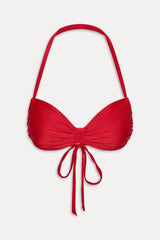 Reece Satin Halter Bikini Top - Lovebird Frankies Bikinis For Sale