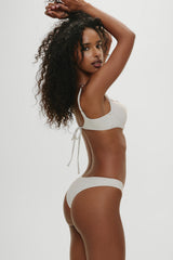 x Khy Enzo Cheeky Bikini Bottom - Pearl Dot Frankies Bikinis Online