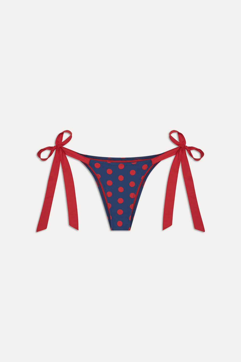 x Khy Mackenzie Skimpy Bikini Bottom - Strawberry Dot Frankies Bikinis Outlet