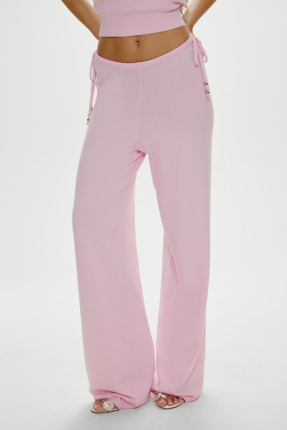 Breeze Low Rise Knit Pants - Strawberries & Cream Frankies Bikinis Discount