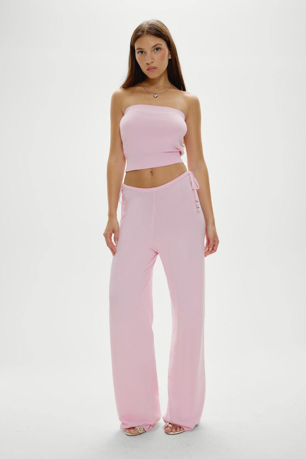 Breeze Low Rise Knit Pants - Strawberries & Cream Frankies Bikinis Discount