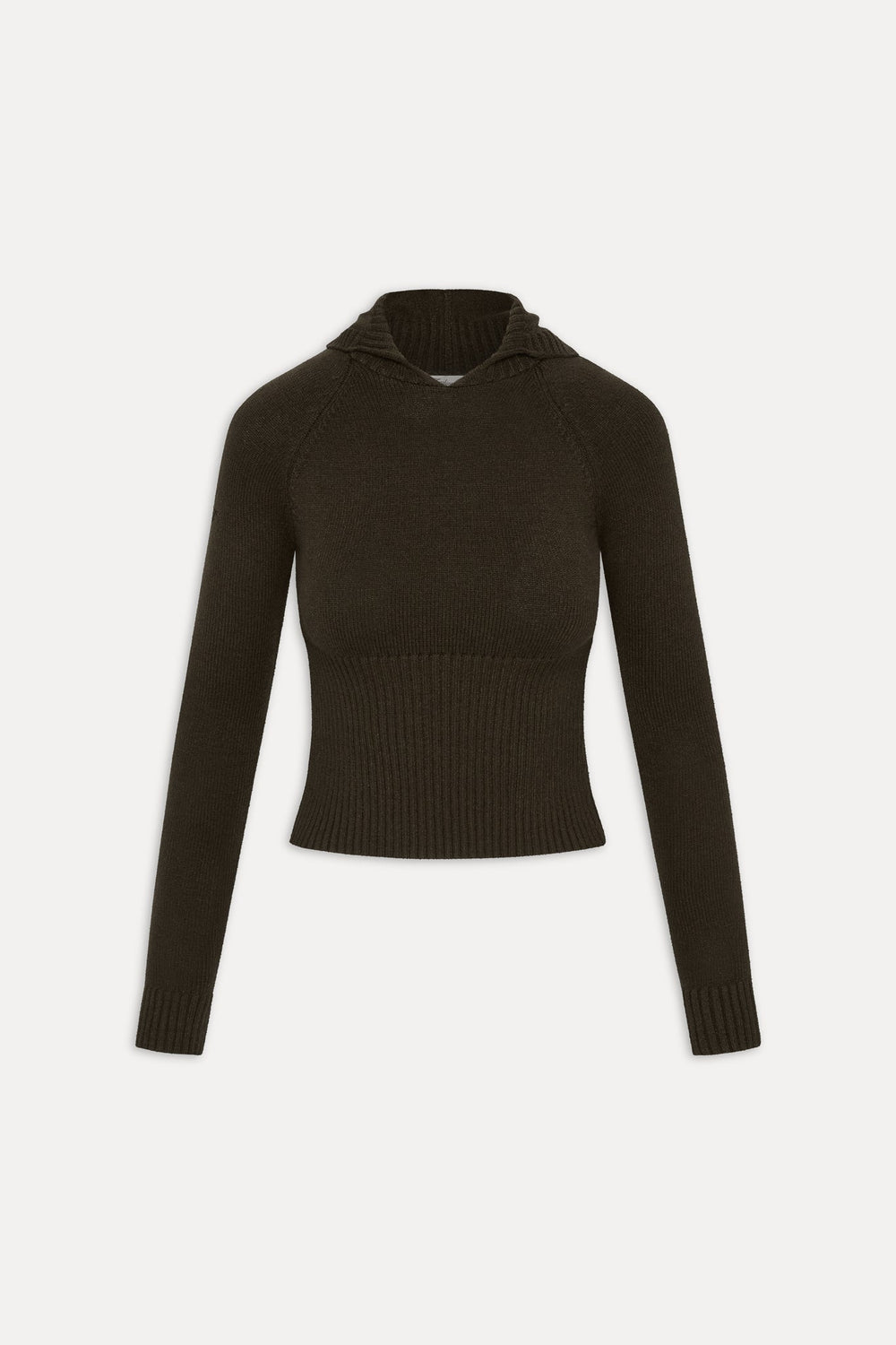 Hazel Knit Hoodie - Chocolate Brown Frankies Bikinis Online