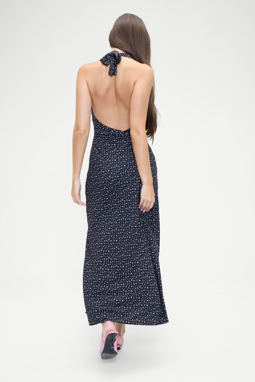 Madeleine Floral Maxi Dress - Midnight Flower Frankies Bikinis For Sale