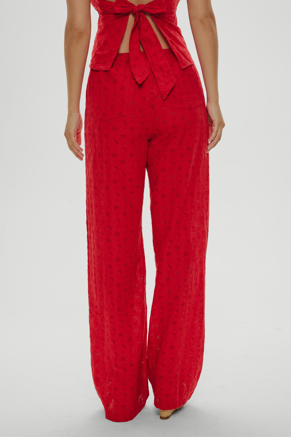 Princess Eyelet Pants - Red Rose Frankies Bikinis Online Shop