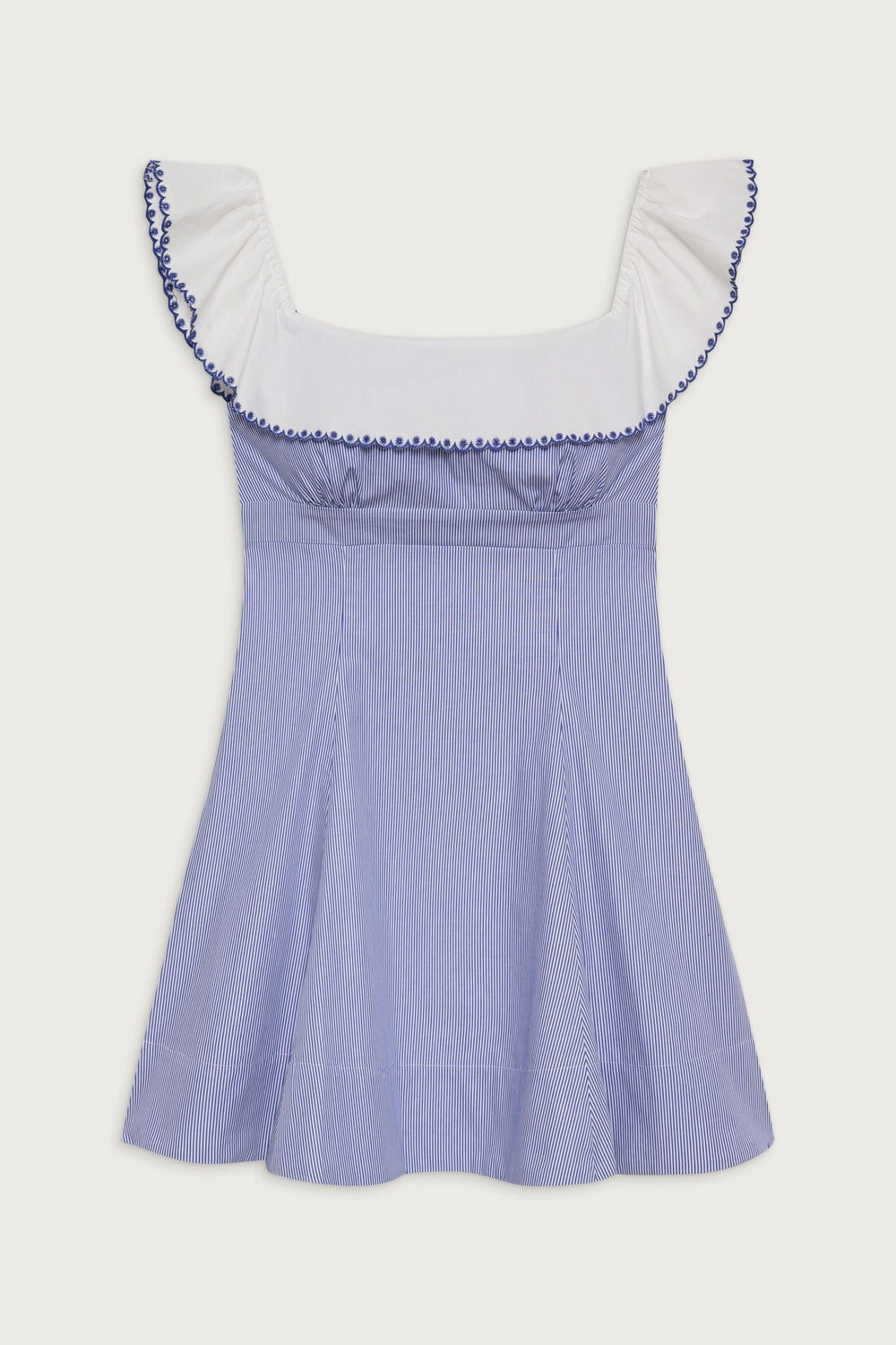 Lilah Striped Mini Dress - Midnight Stripe Frankies Bikinis Sale