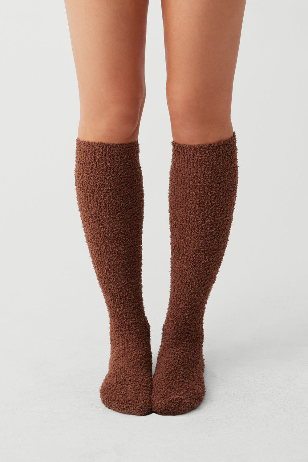 Cuddle Fuzzy High Socks - Chocolate Lily Frankies Bikinis Online