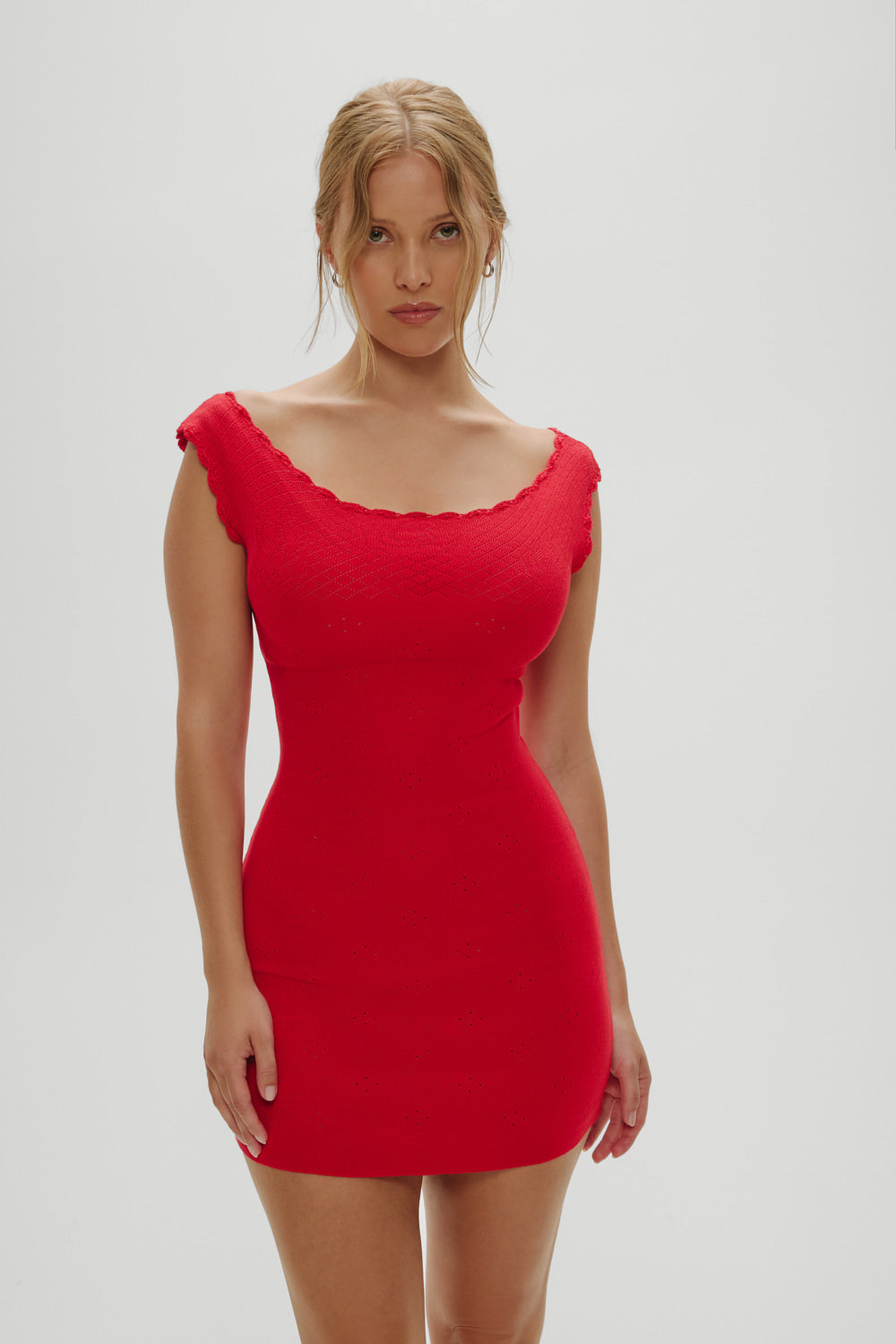 Leila Mini Dress - Red Rose Frankies Bikinis Online Shop