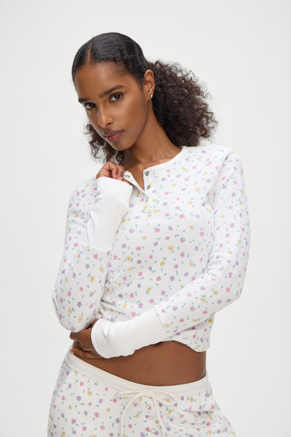 Nate Long Sleeve Thermal Shirt - Picnic Blanket Frankies Bikinis Outlet