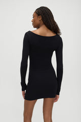 Luca Knit Mini Dress - Black Frankies Bikinis Sale