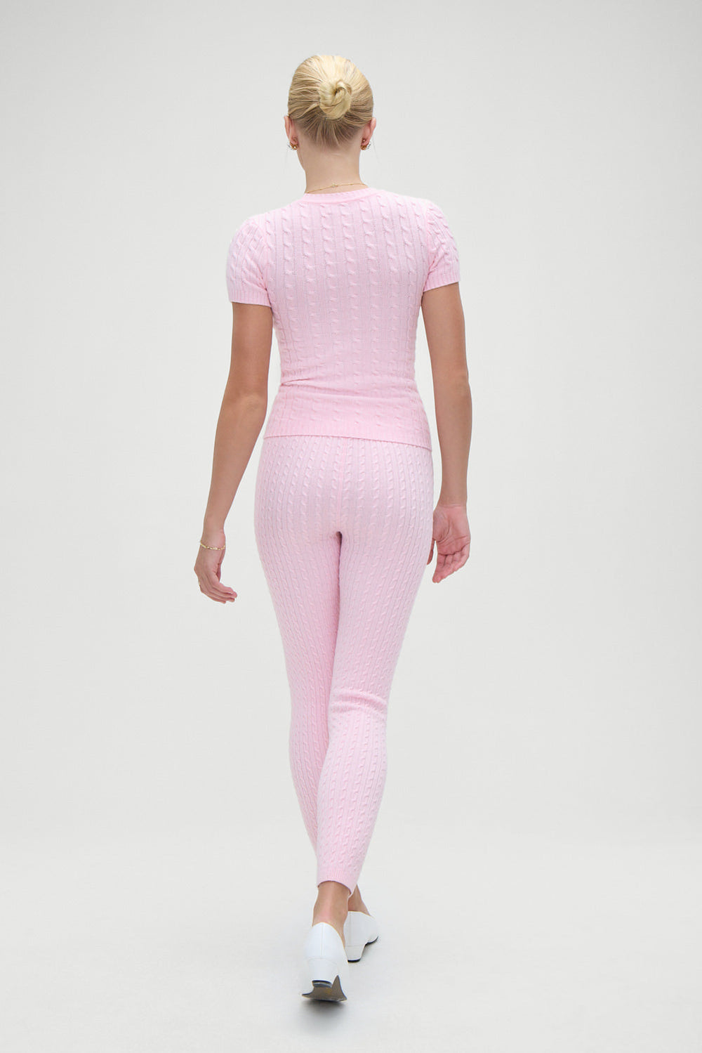 Bodin High Waisted Leggings - Cozy Pink Frankies Bikinis Sale