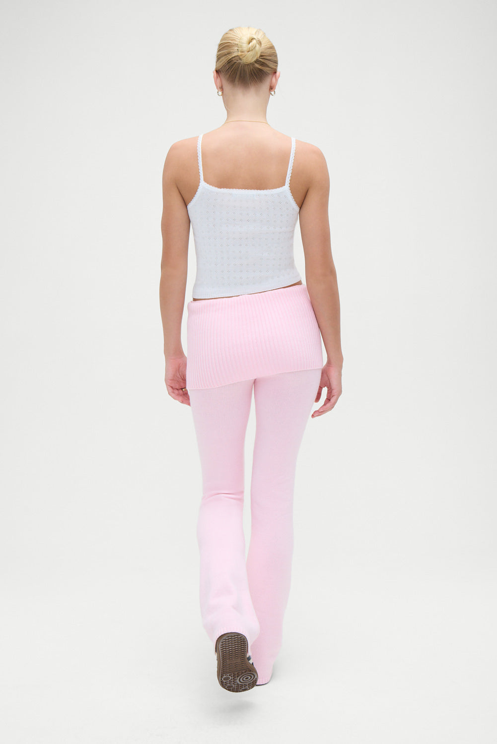 Aimee Knit Pants - Cozy Pink Frankies Bikinis Online
