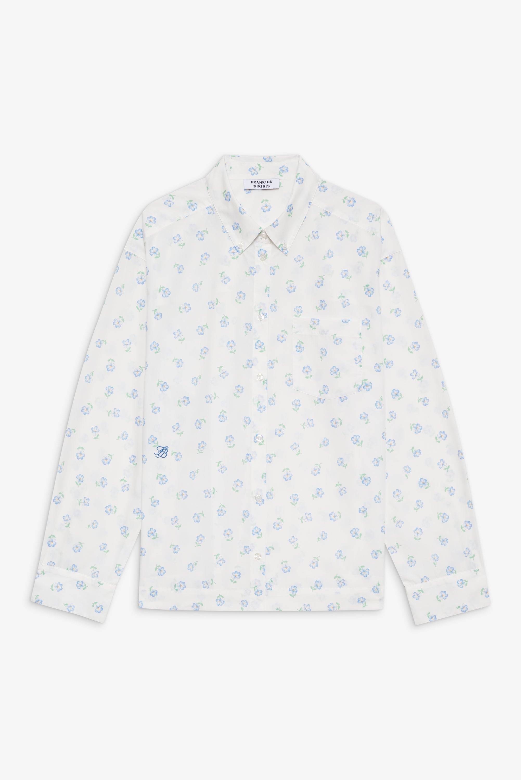 Ralph Long Sleeve Sleep Shirt - Periwinkle Frankies Bikinis Outlet