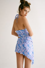 Davie Asymmetrical Shine Skirt - City of Angels Frankies Bikinis Online Shop