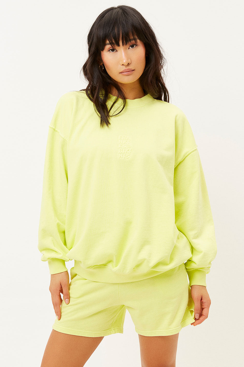 Bennie Oversized Crewneck Sweatshirt - Lemonade Frankies Bikinis Sale