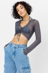 Lily Mesh Long Sleeve Shirt - Galaxy Frankies Bikinis For Sale