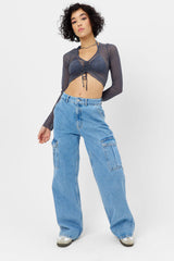 Lily Mesh Long Sleeve Shirt - Galaxy Frankies Bikinis For Sale