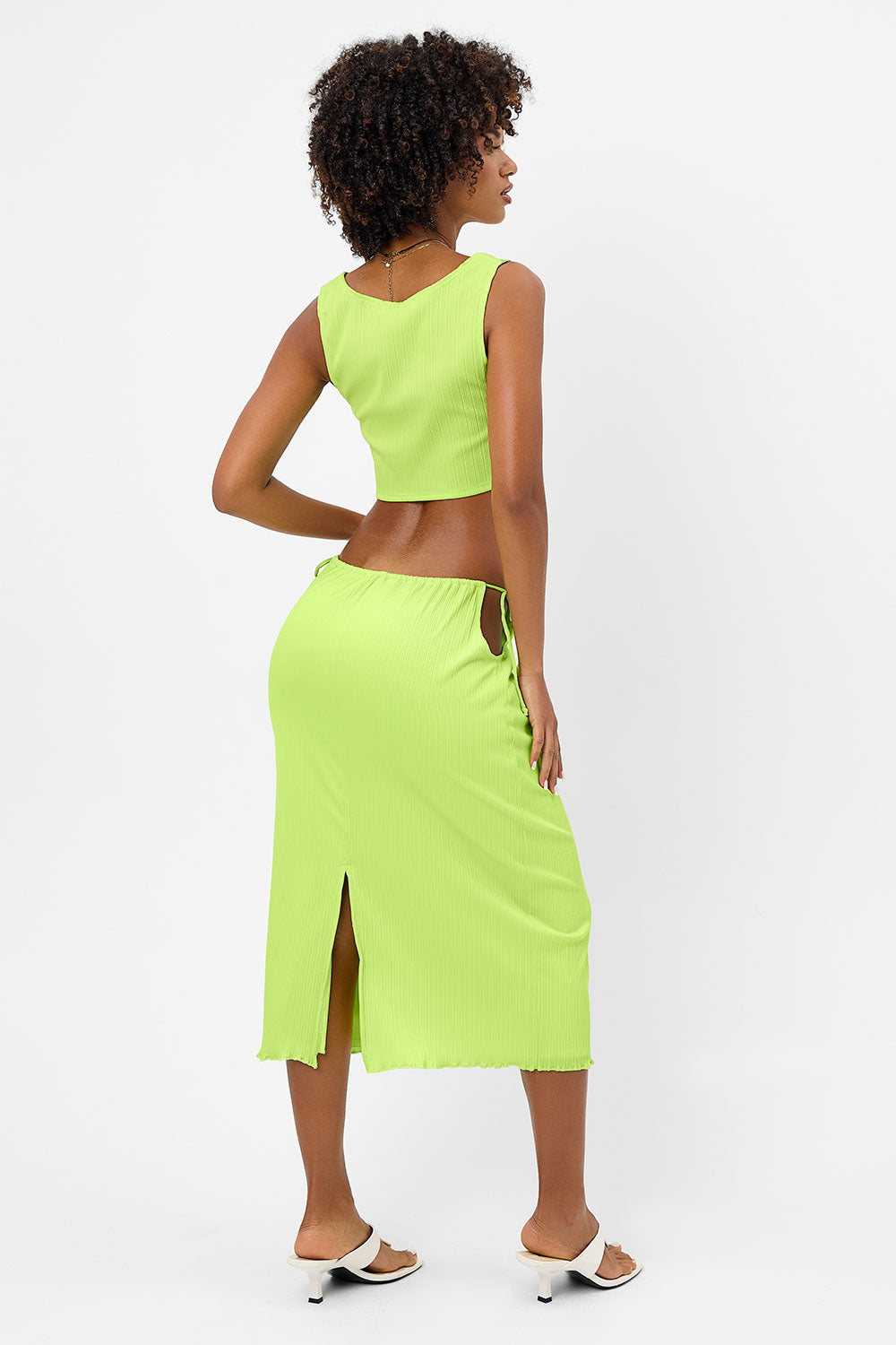 Solana Plissé Tank - Kiwi Frankies Bikinis Discount