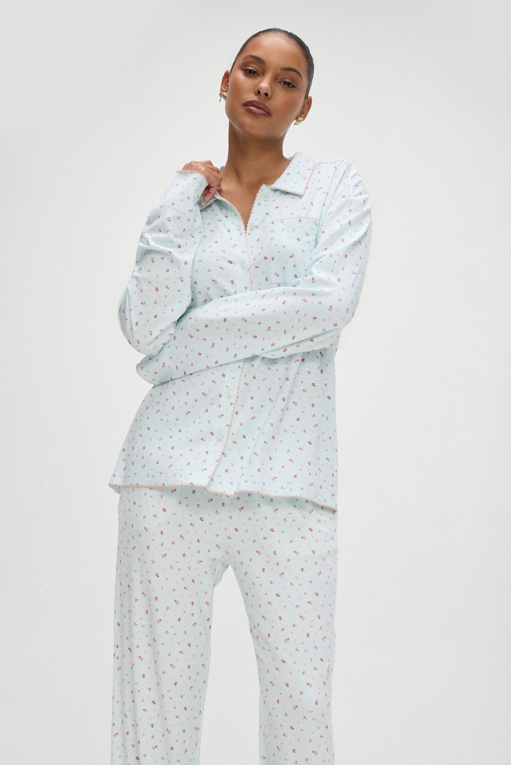 Rory Floral Sleep Pants - Malibu Meadow Frankies Bikinis Online