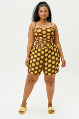 Fifi Terry High Waist Shorts - Golden Frankies Bikinis Outlet